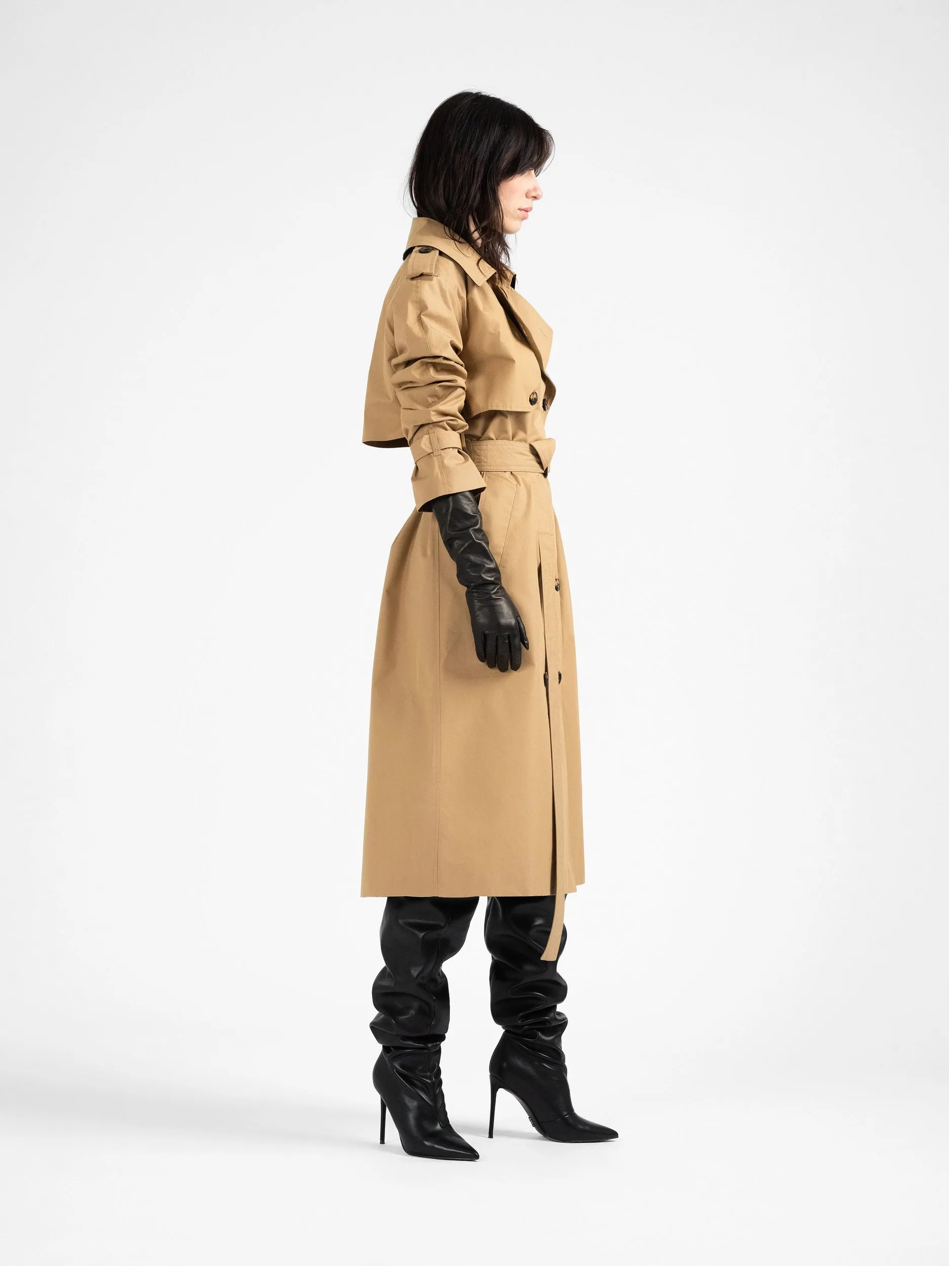 TELEKI waterproof cotton trench coat