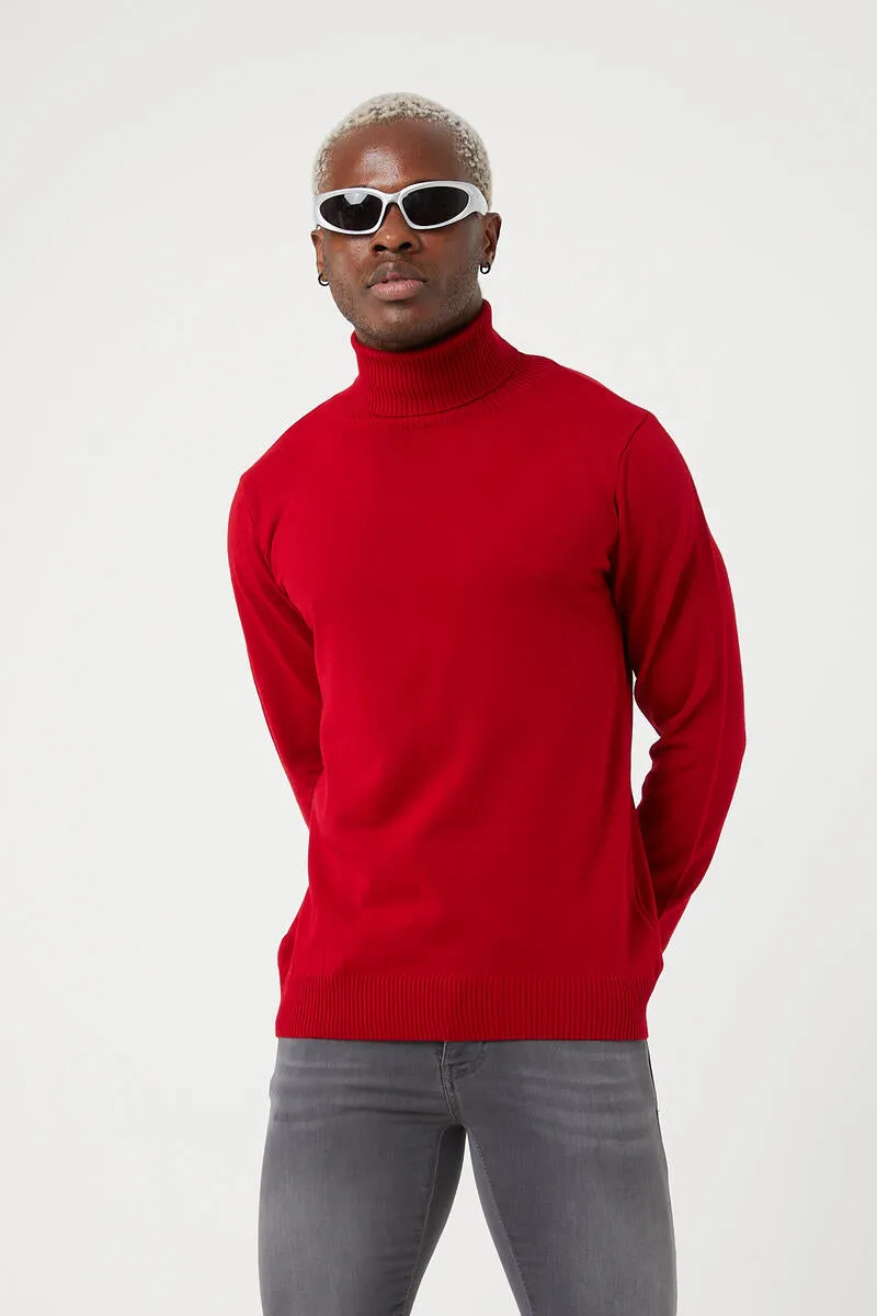 TR Premium Knit Slim Fit Turtle Neck Sweater