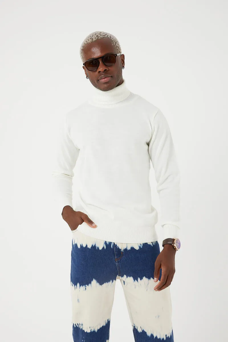 TR Premium Knit Slim Fit Turtle Neck Sweater