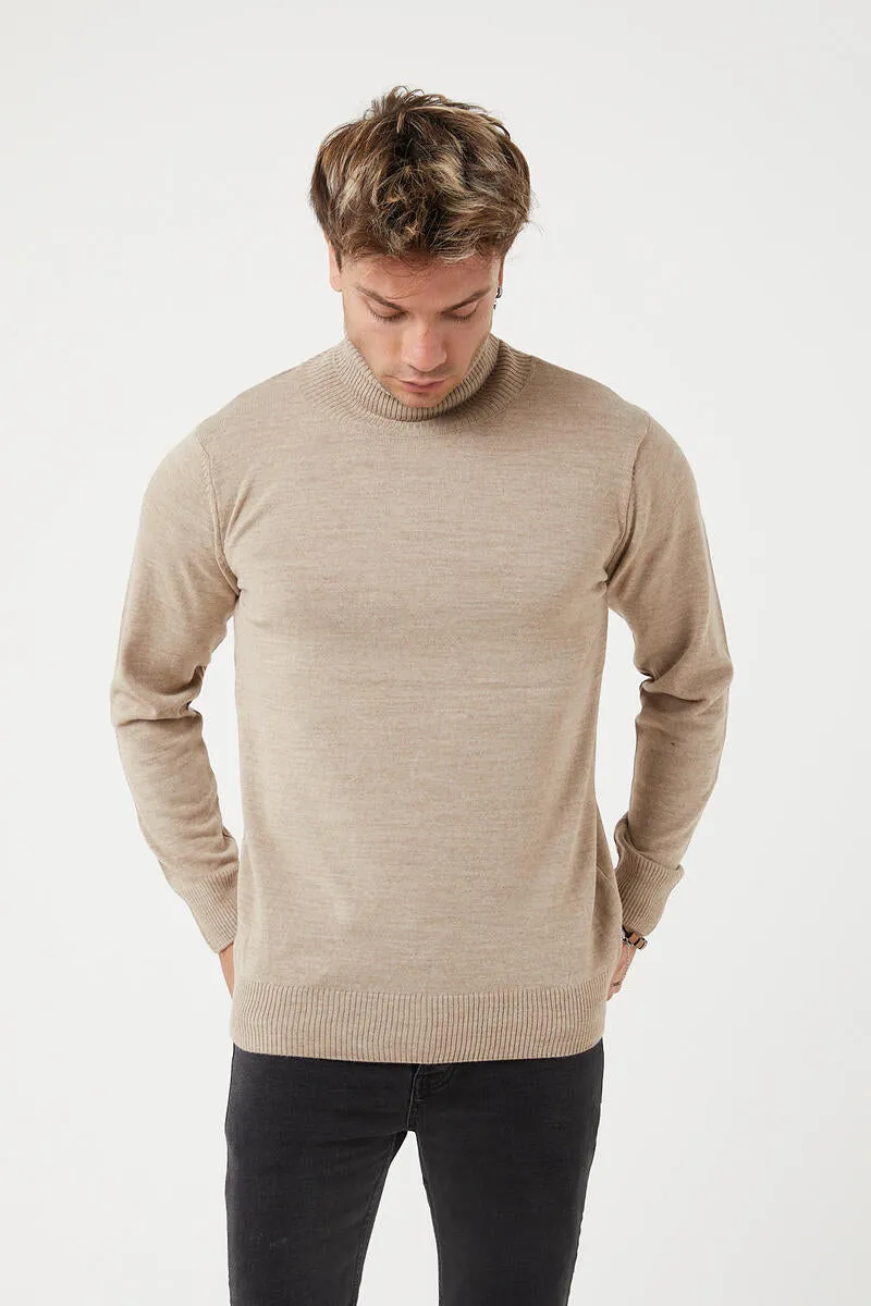 TR Premium Knit Slim Fit Turtle Neck Sweater