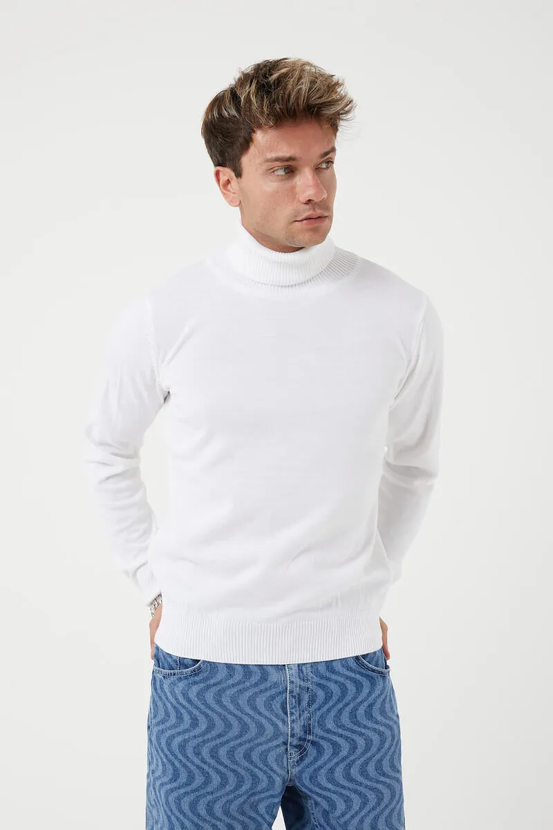 TR Premium Knit Slim Fit Turtle Neck Sweater