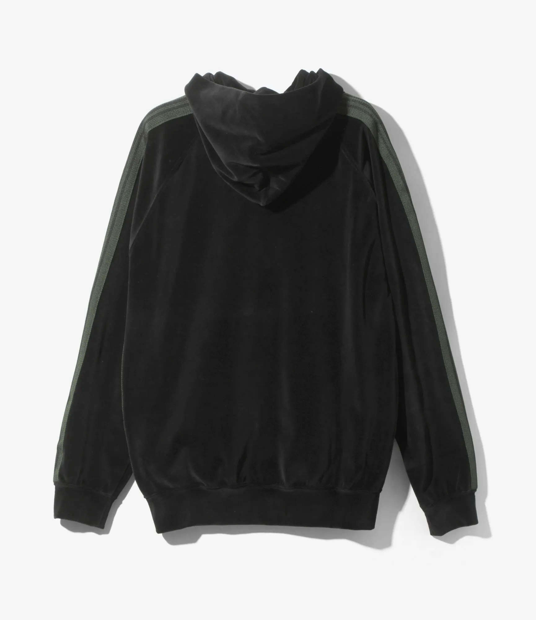 Track Hoodie – Black Velour