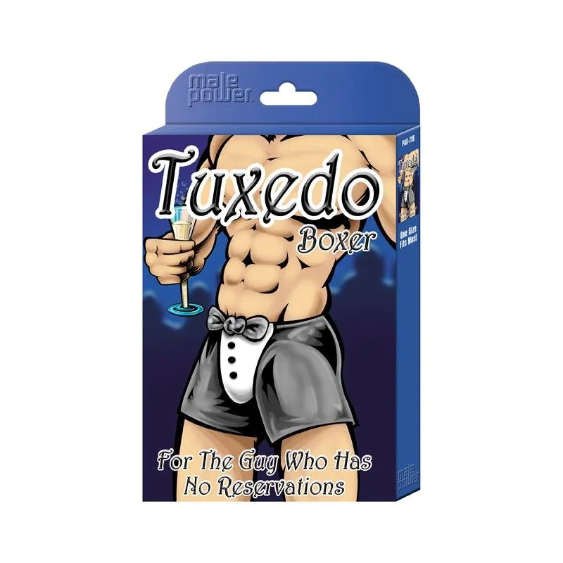 Tuxedo Boxer Novelty Underwear Black