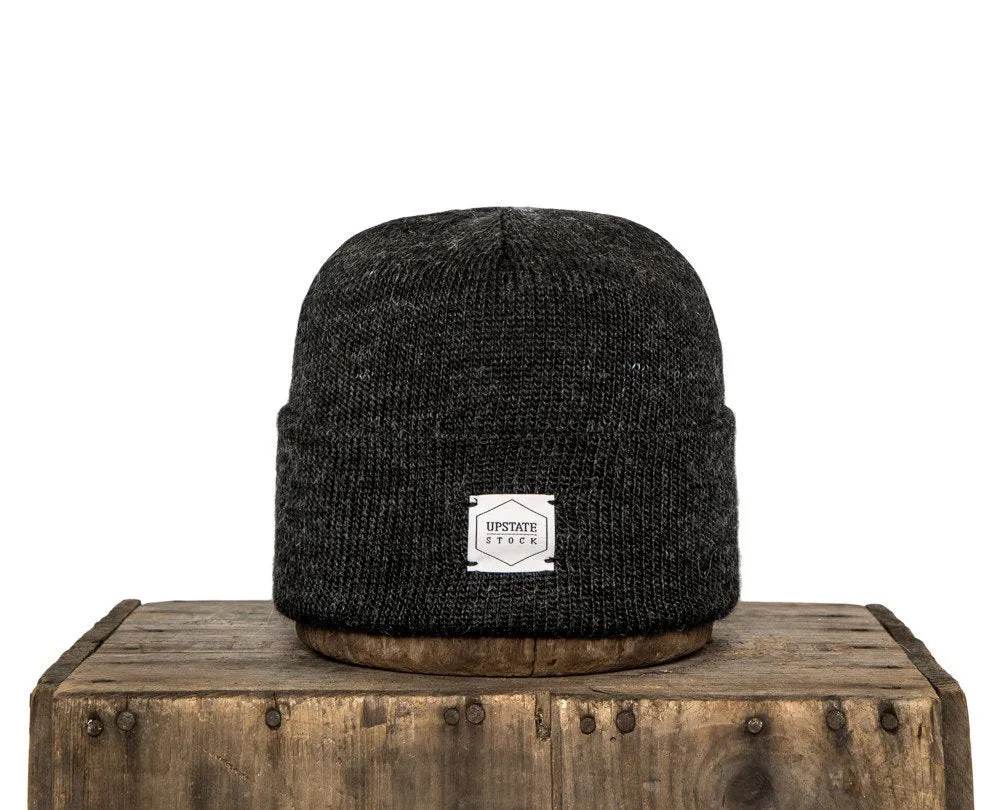 Upstate Stock American Mohair Beanie - Black