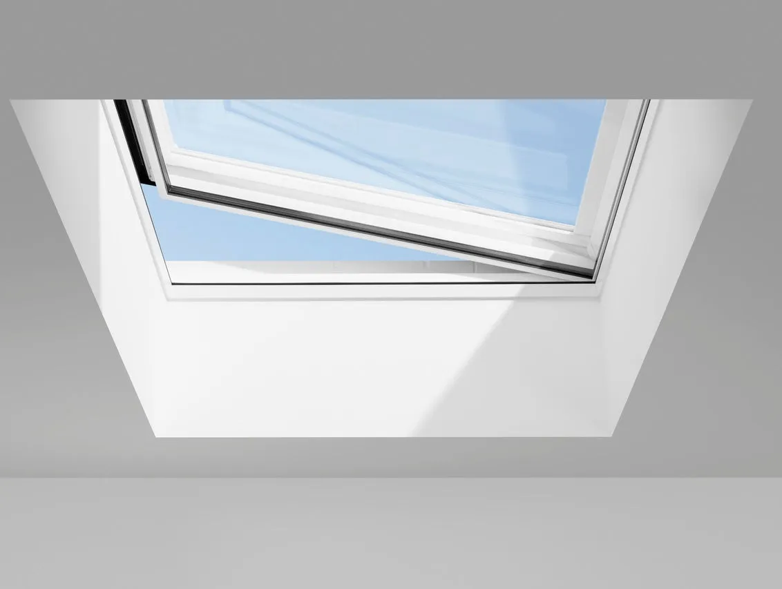 VELUX CVU 060060 1093 INTEGRA® Electric Curved Glass Rooflight Package 60 x 60cm (Including CVU Triple Glazed Base & ISU Curved Glass Top Cover)