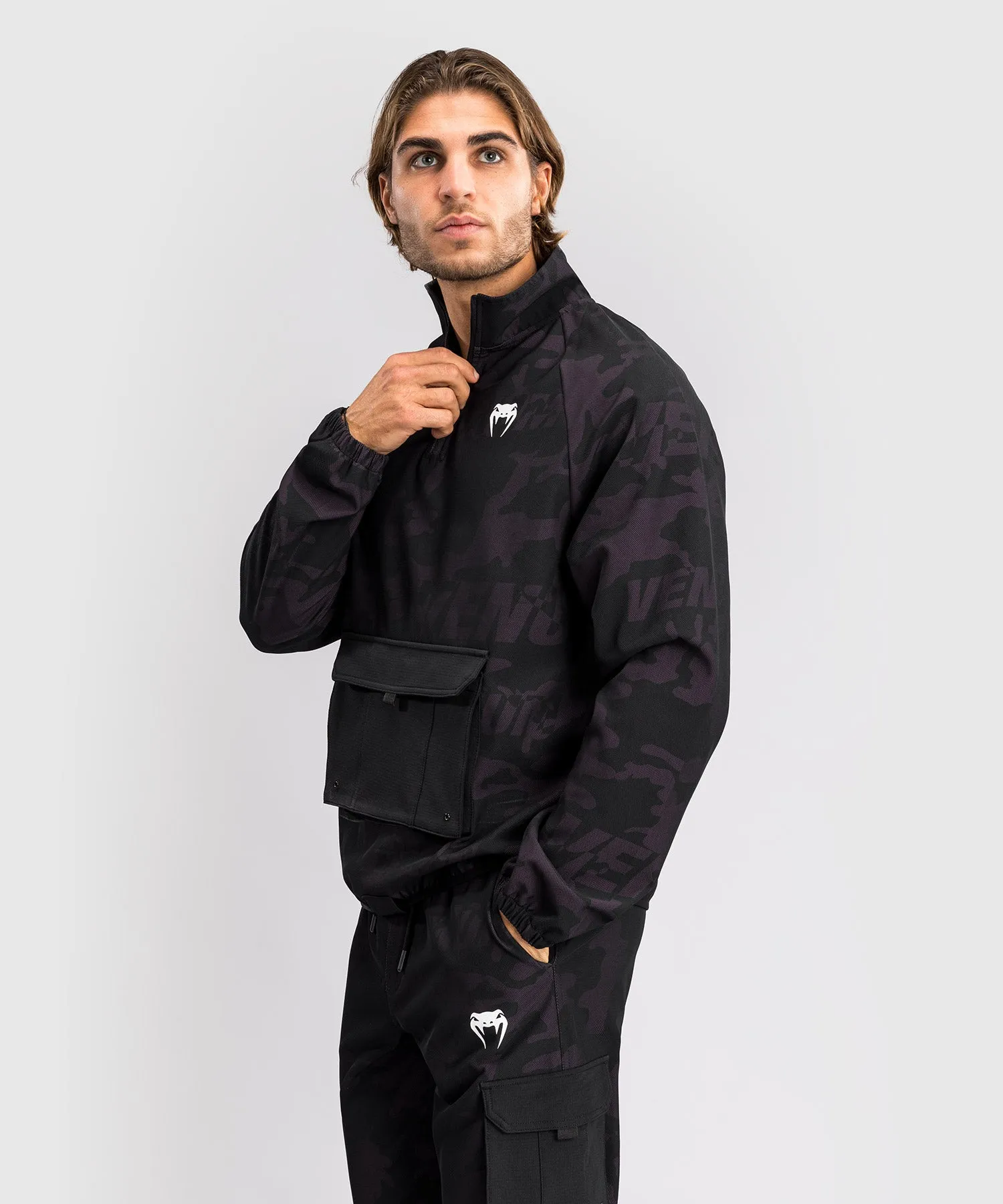 Venum Trooper Men's Half-Zip Jacket - Black/Purple