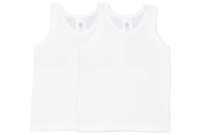 Vest Boys (2pk) - White