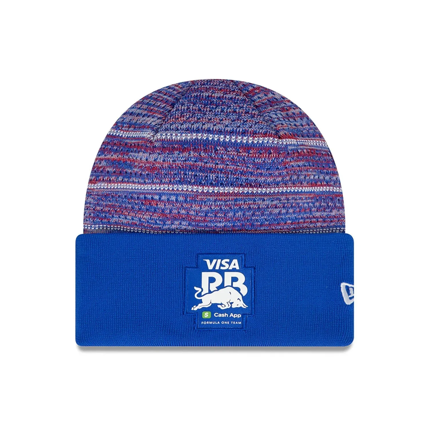 Visa Cash App RB F1 New Era Wide Cuff Knit Beanie - Blue