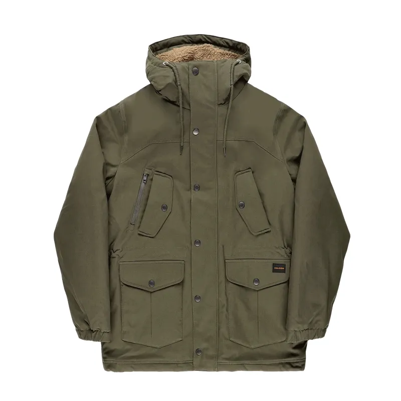 Volcom - Starget Parka Jacket - Military SALE