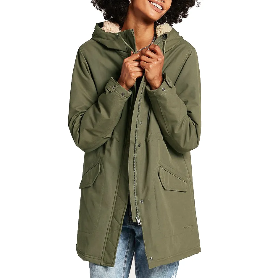 Volcom Women's Less Is More 5k Parka Zip Jacket