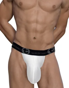 WildmanT Mesh Monster Cock Strapless Pouch White