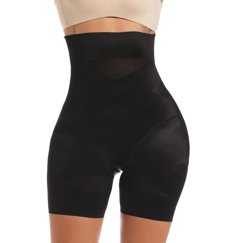 Women's Body Shaper Firm Tummy Control Shorts Under Skirts High Waist Shaping Panties Underwear Waist Cincher Shapewear