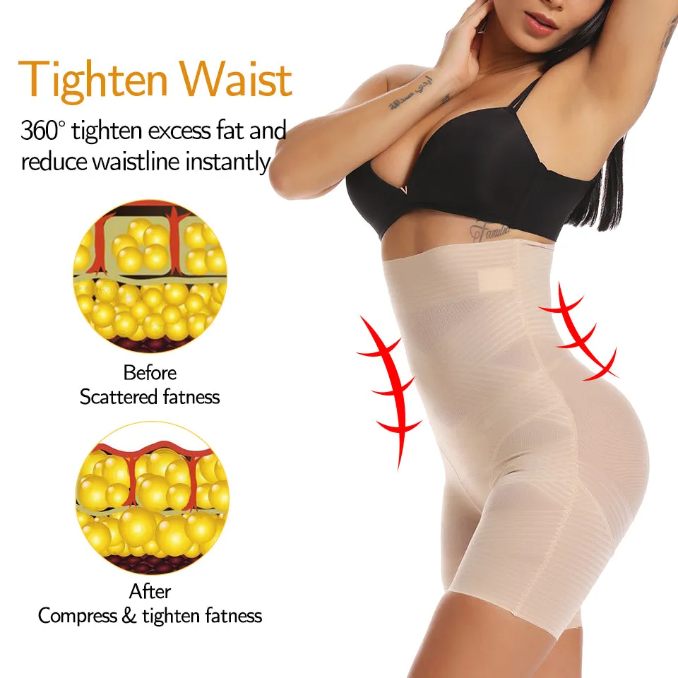 Women's Body Shaper Firm Tummy Control Shorts Under Skirts High Waist Shaping Panties Underwear Waist Cincher Shapewear