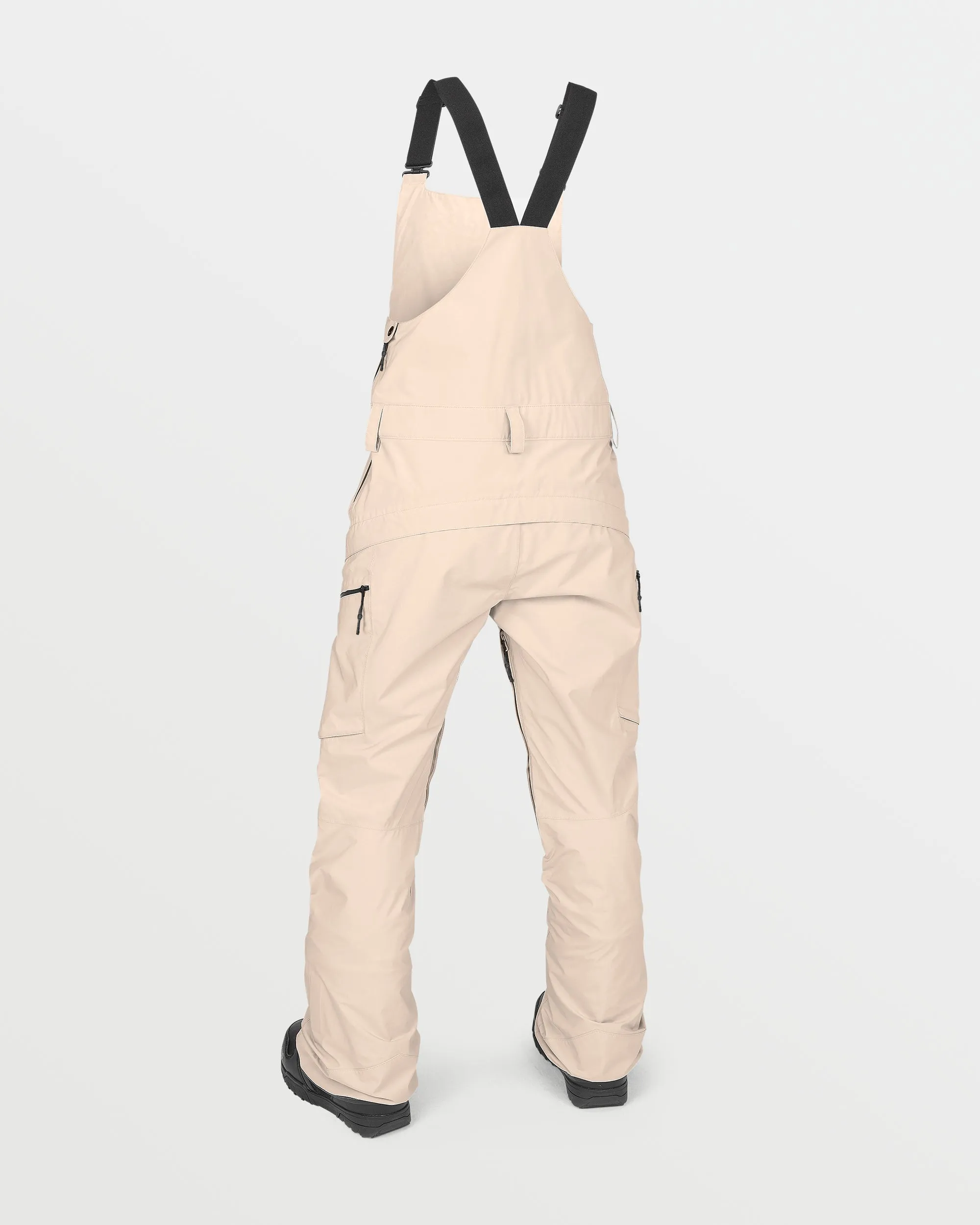 Womens Elm Stretch Gore Bib Overalls - Sand