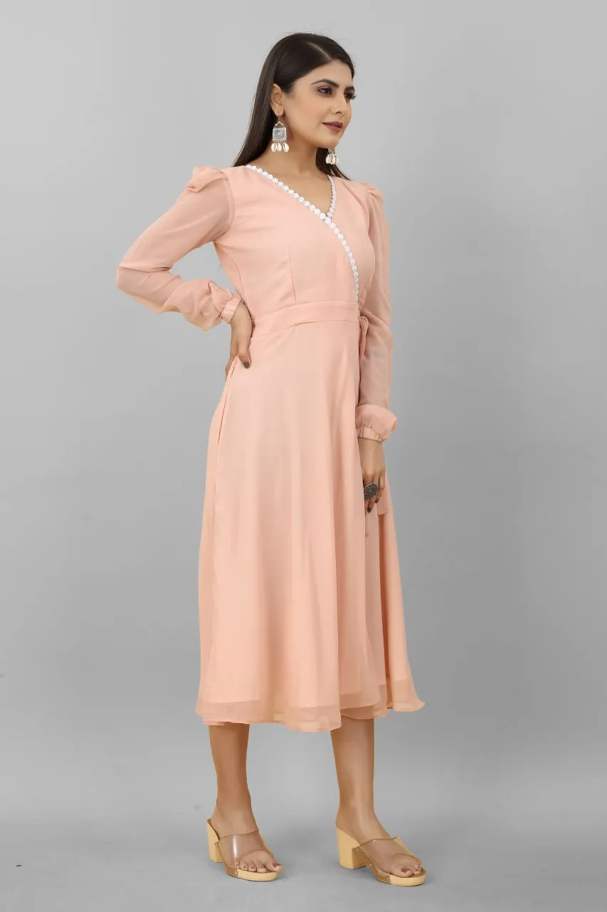 Women's Pink Maxi Dress