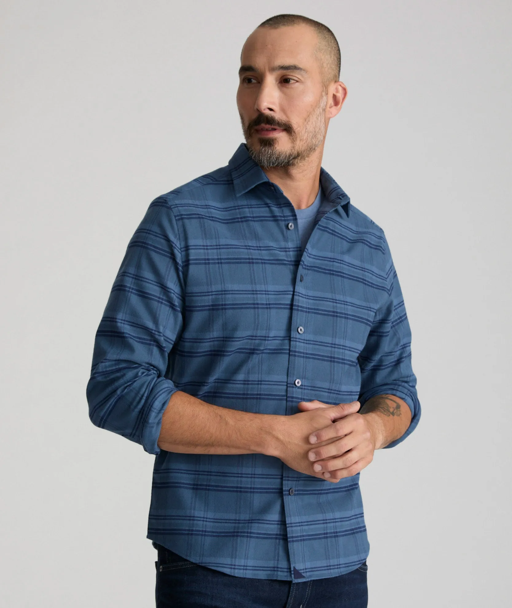 Wrinkle-Free Performance Flannel Donnelly Shirt