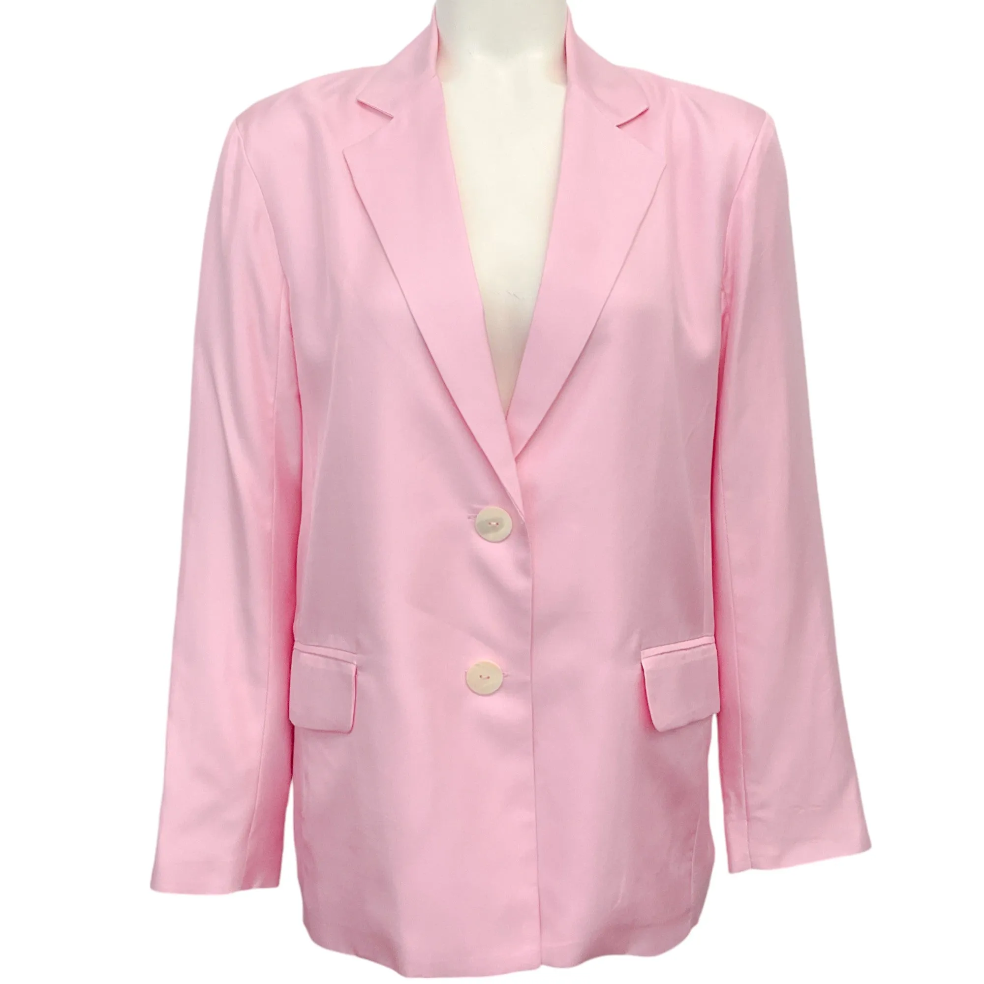 Xirena Pink Silk Rowe Blazer